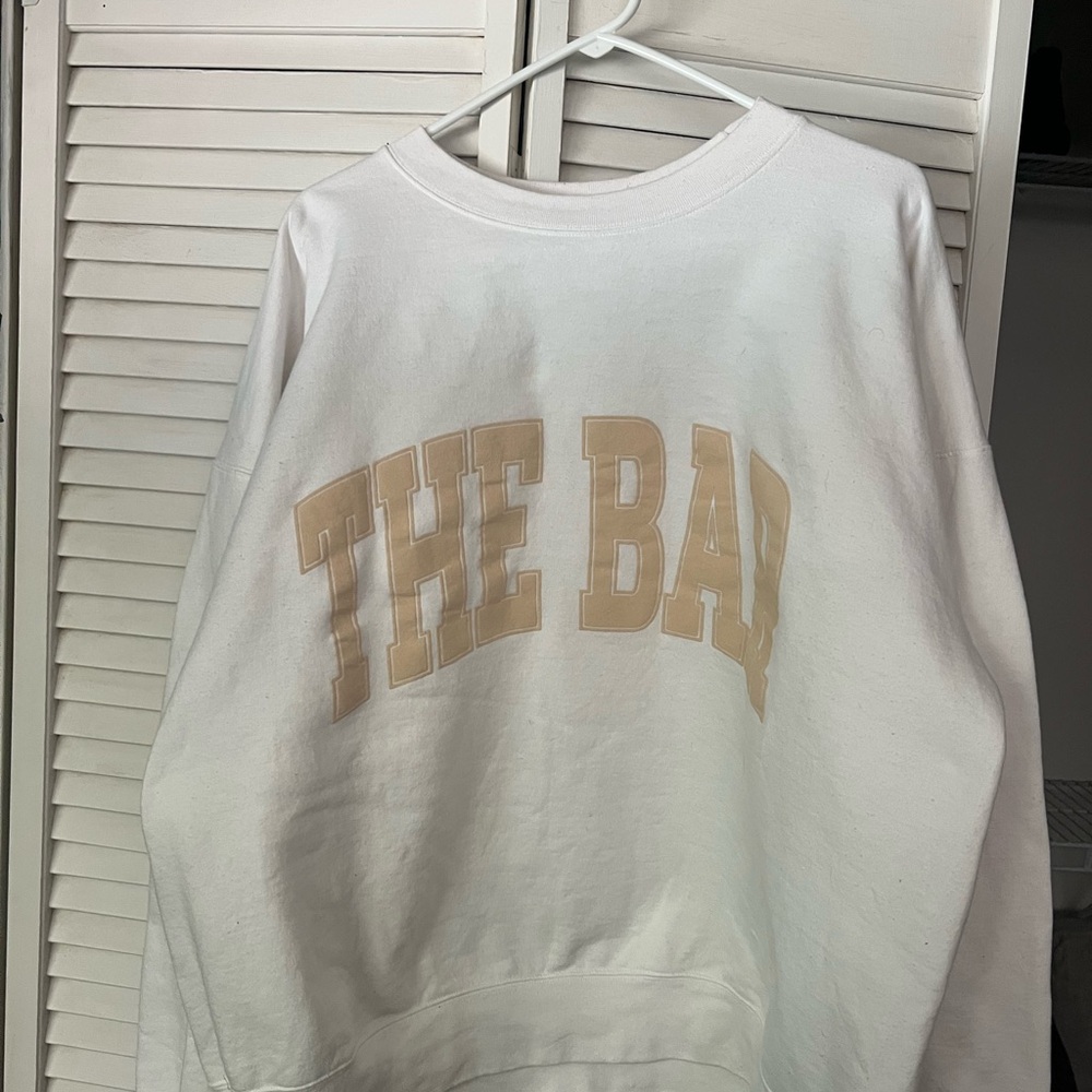 The BAR White/Tan Sweatshirt